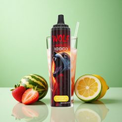 JNR Wolf Niplo 10000 Puffs Jordbær Vandmelon Lemonade 20ml E-væske Kapacitet Type-C Hurtigopladning Denmark wholesalers