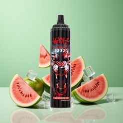 JNR Wolf Niplo 10000 Puffs Vandmelon Is 20ml E-væske Kapacitet 1.0 Ohm Mesh Coil Denmark wholesalers