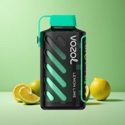 VOZOL Gear Power 20000 Puffs Citron Lime Fuld Skærm Display Dual Mesh Coil Denmark wholesalers