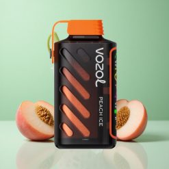 VOZOL Gear Power 20000 Puffs Fuld Skærm Display 20mL Fyldt E-Væske Fersken Is Denmark wholesalers