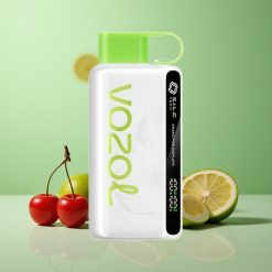VOZOL STAR 9000/12000 Cherry Lime (Kirsebær Lime) 650mAh Batterikapacitet 30% Hurtigere Opladning Denmark wholesalers