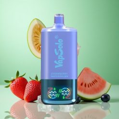 VapSolo Triple 30000 Puffs Jordbær Vandmelon & Blåbær Is 40ml 20/50mg/ml Nikotin Denmark wholesalers