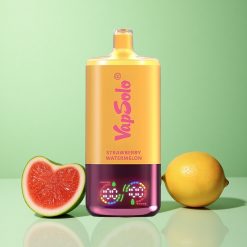 VapSolo Triple 30000 Puffs Jordbær Vandmelon & Citron Fersken 40ml E-Væske 3 Olie Tanke Denmark wholesalers