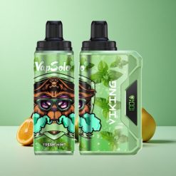 VapSolo VIKING 12000 Puffs Bærbar E-cigaret Friskmynte med 22ml e-væske og Type-C opladning Denmark wholesalers