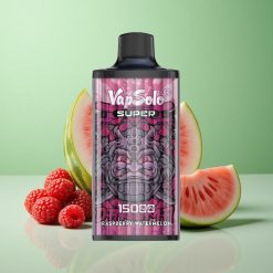 Vapsolo Super 15000 puffs 40ml Hindbær Vandmelon Denmark wholesalers