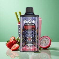 Vapsolo Super 15000 puffs Sort Is Jordbær 40ml e-væske Denmark wholesalers